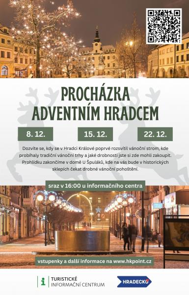 Procházky adventním Hradcem