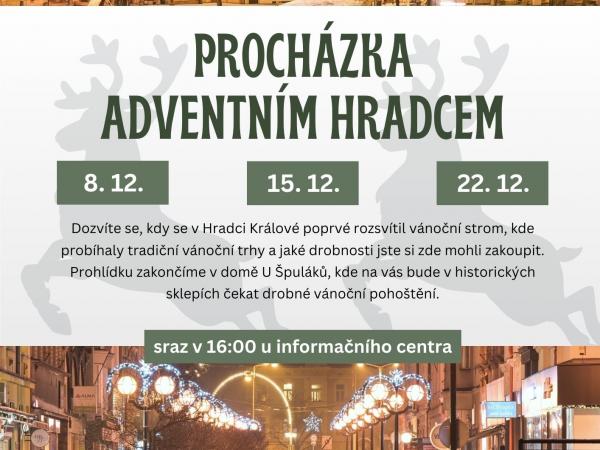 Procházky adventním Hradcem